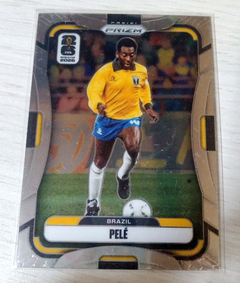 新品】ペレ ブラジル代表 直筆サインフォト/写真 サッカー Peleの落札