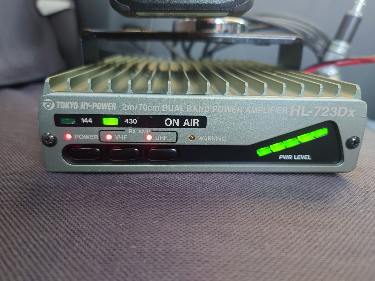 東京ハイパワー HL-722D 144/430MHz リニアアンプ 20W/20W パワー