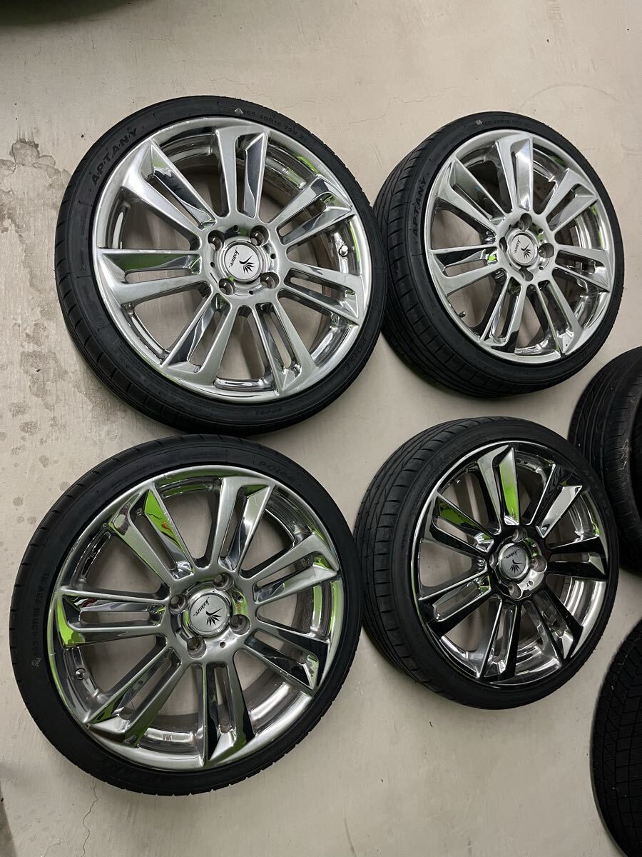 クレンツェ LXZ 16インチ 5.5J +45 100/4H 165/45R16 4本 軽自動車用の