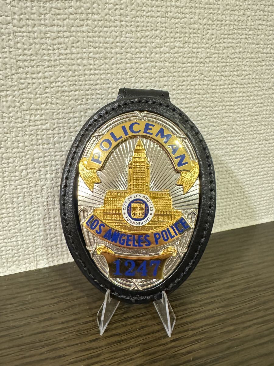 ロサンゼルス 市警 LAPD 警察 POLICE 刑事 DETECTIVE ポリスバッジ