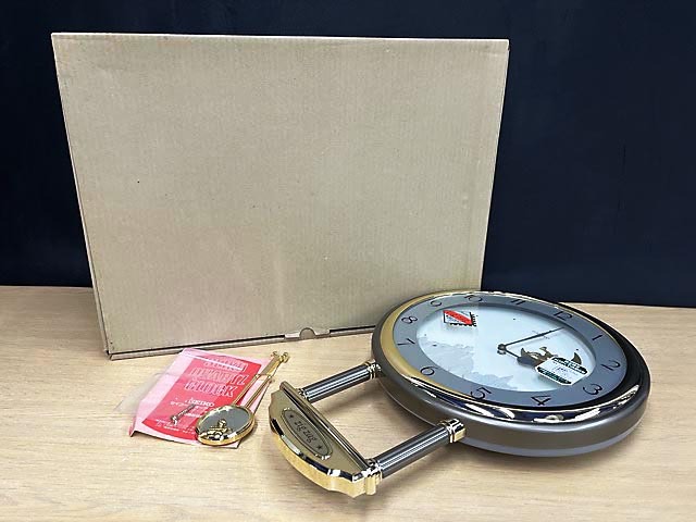 中古】徳山)未使用 SEIKO セイコー メロディ 掛け時計 ZIG ZAG AM622S