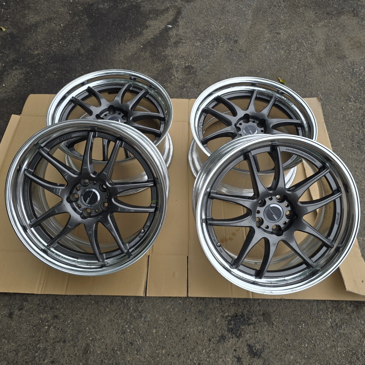 ワーク エモーション D9R 19インチ 8.5J 9.5J +38 PCD 114.3 タイヤ