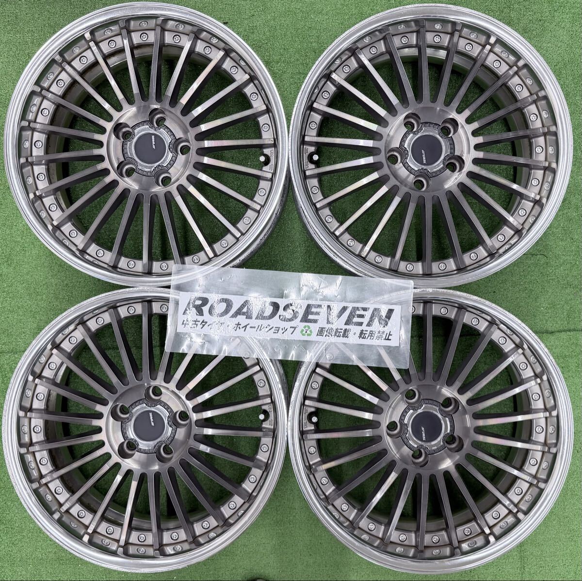 WORK ランベック LD1 未使用品 18インチ 9.5j+50 10.5j+35 5-114の落札