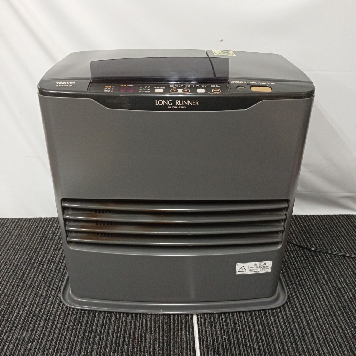 東芝 石油ファンヒーター タンク容量6.0L KSG-B310 暖房器具 ☆102Z17