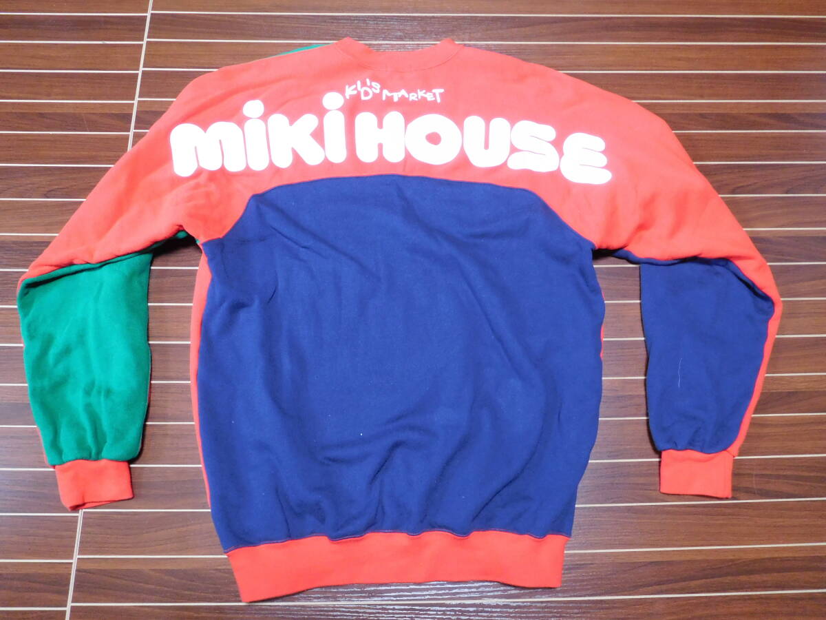 mikihouse ミキハウス 90年代 トレーナー スウェット クマ柄 ポロベア 