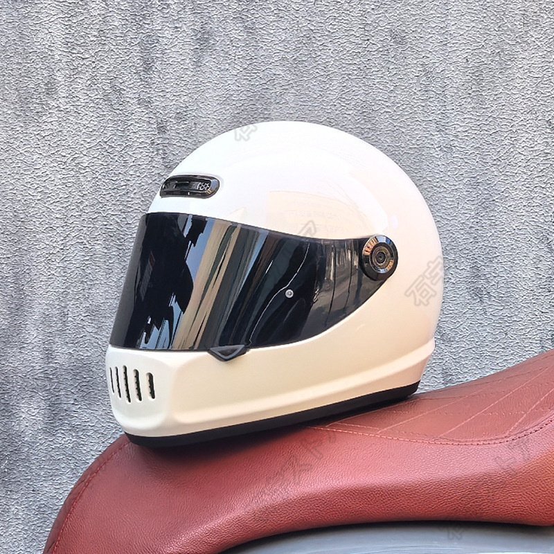 新品】族ヘル アイボリー XL/ ビンテージ typeヘルメット //ブラック