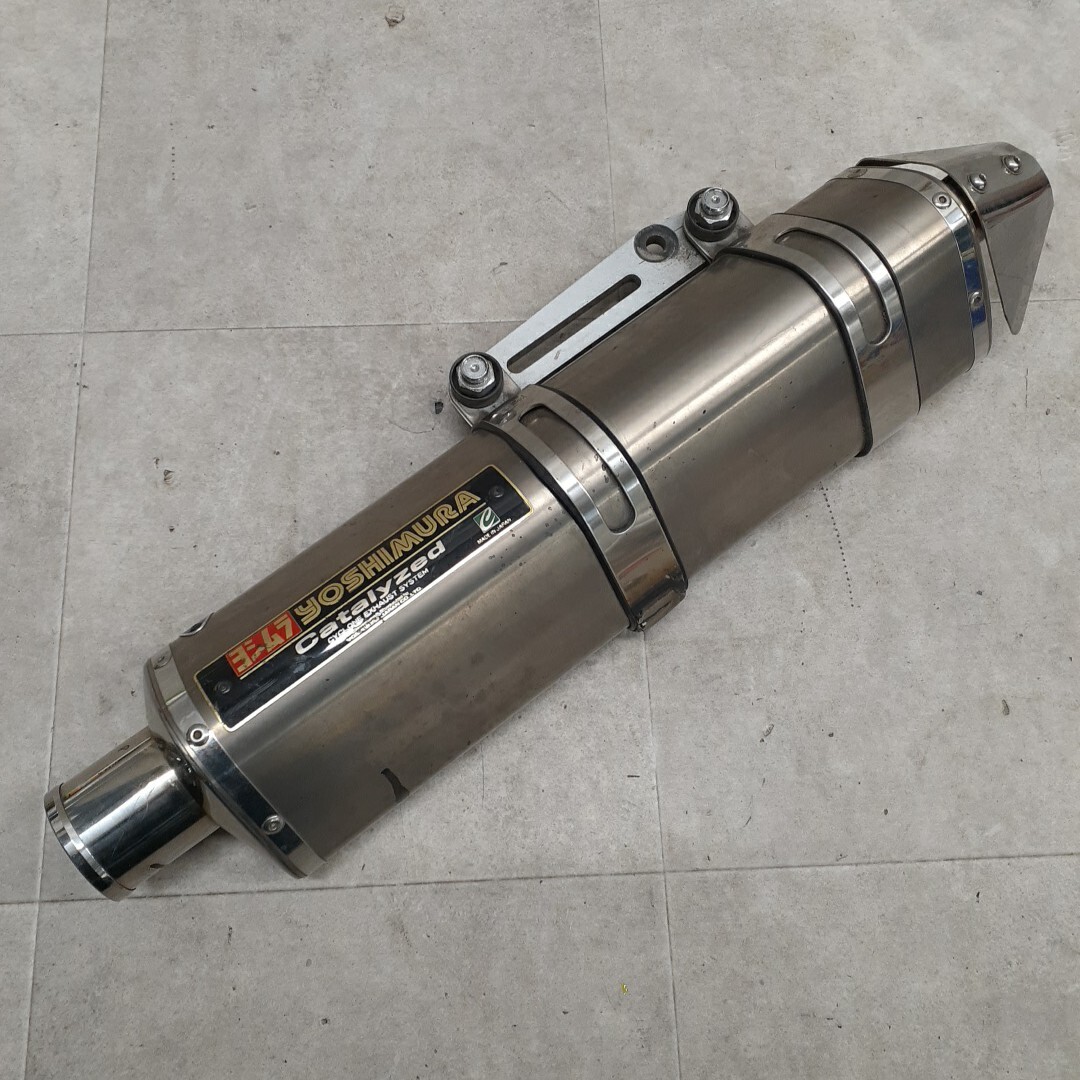 O】当時物 ヨシムラ サイクロン GSX1100S 刀 中古品 芯無しほぼ直管