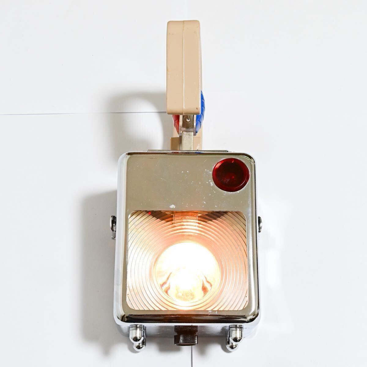 鉄道合図灯 小型合図灯 検査灯】一応OK品 白光電器工業 乾電池式