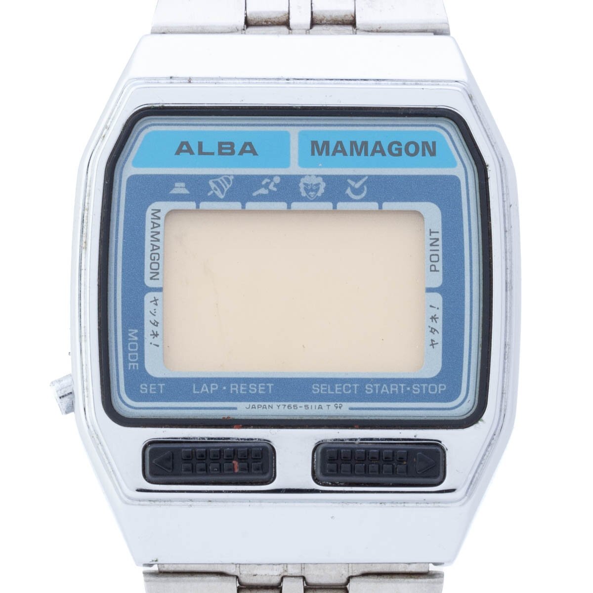 中古】SEIKO ALBA MAMAGON レトロ ゲームのできる腕時計 珍しいです