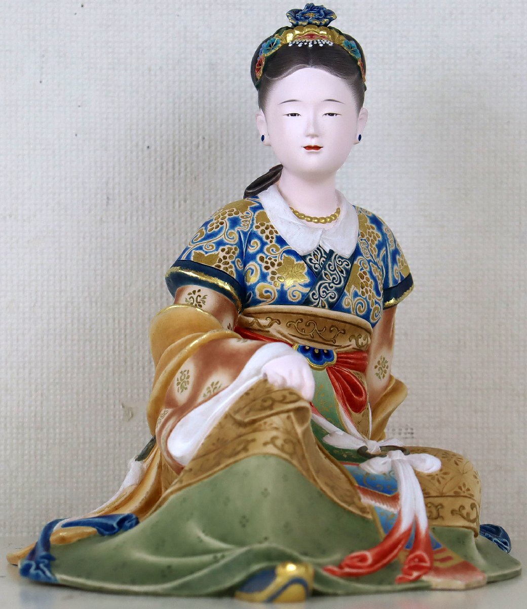 中古】人形師 中村信喬作「福の神」博多人形 共箱 / 日本人形桃童子