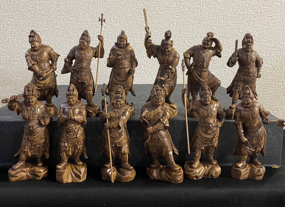 新品】レア 岡本太郎 デザイン「湯」 野沢温泉 手ぬぐい 仏像 十二神将