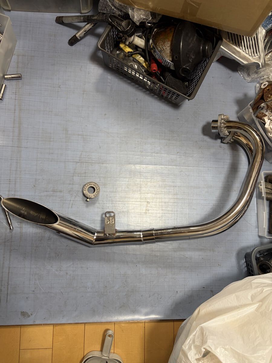 未使用】三協オート 68サイクロン マフラー 八木スペシャル改 新品