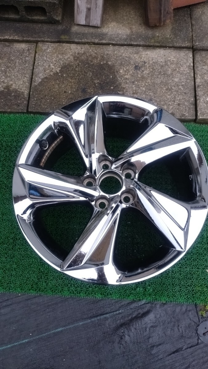 美品! 50系プリウス PHV GRスポーツ ダークスパッタリング 純正アルミ