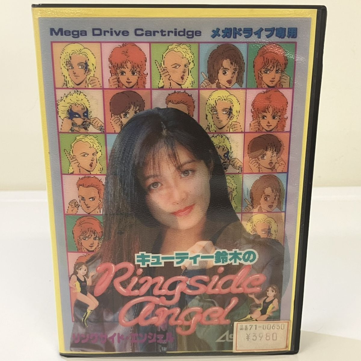 中古・貴重】MD用（メガドライブ）・キューティー鈴木のリングサイド