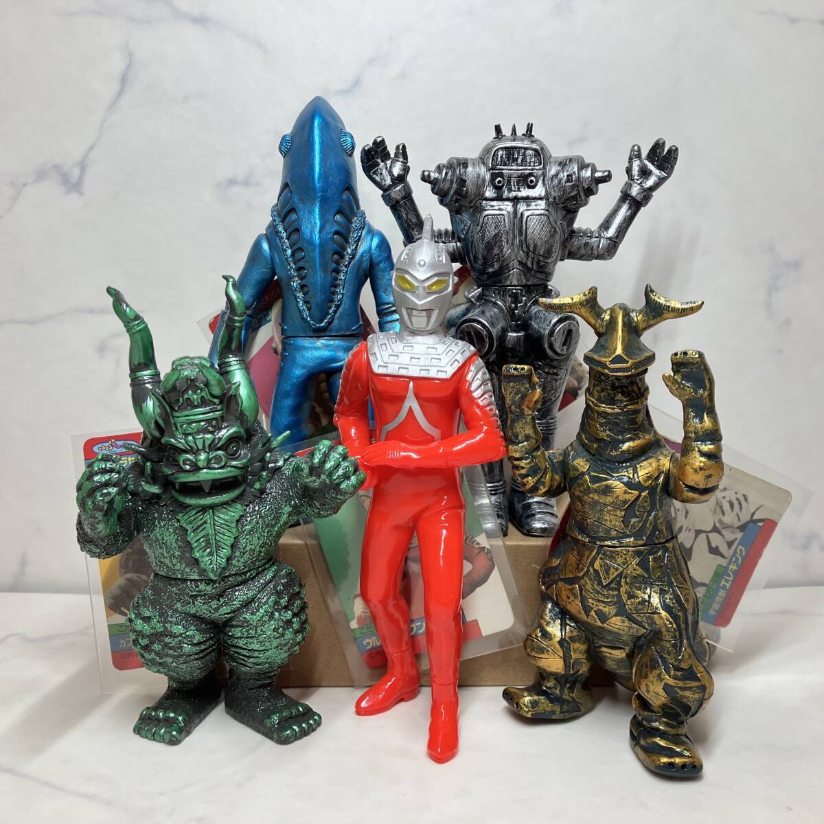 ベアモデル　ピット星人　ウルトラセブン ベアモデル ウルトラセブン怪獣 ピット星人円盤 UFO 袋入りソフビ人形