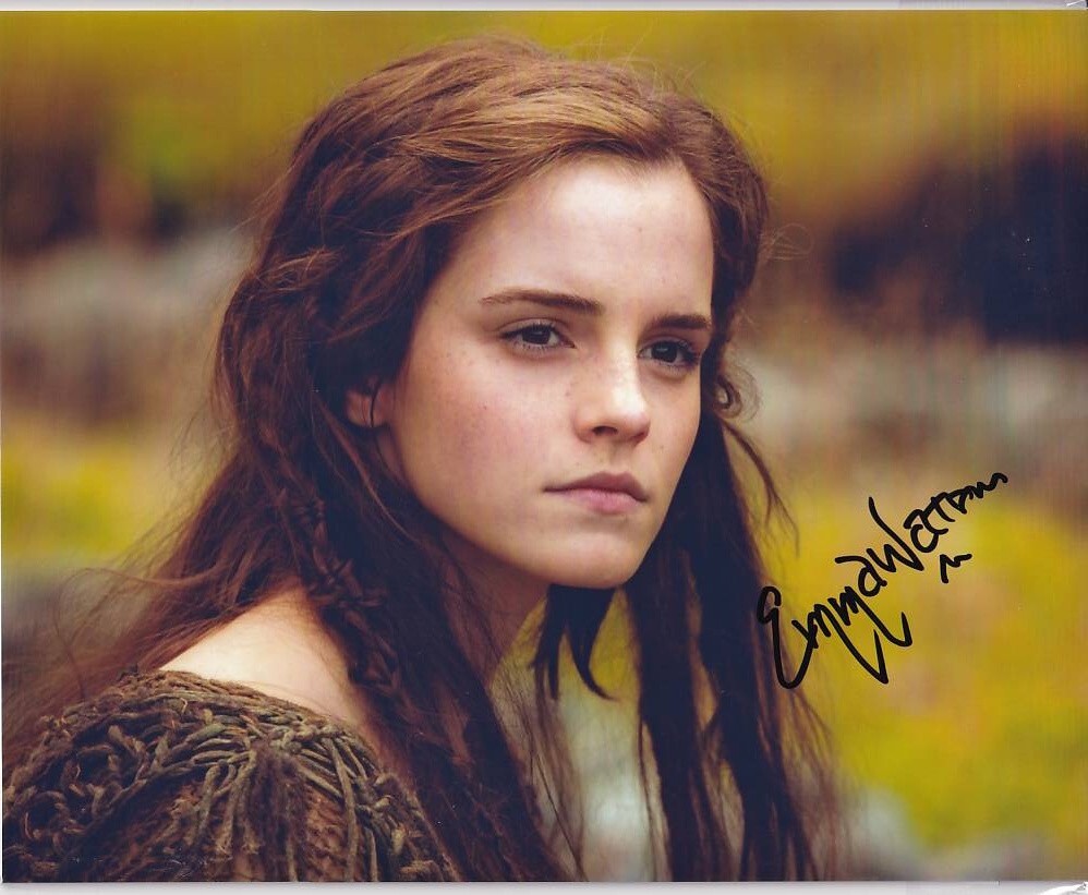 ハリー・ポッター☆エマ・ワトソン Emma Watson直筆サイン入り写真証明
