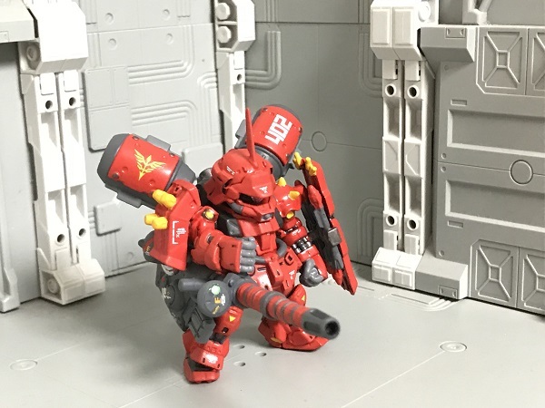 ガンダムコンバージ　ギラドーガ　改造リペイント 新品】ガンダムコンバージ ジョニー・ライデン専用 ギラドーガ重