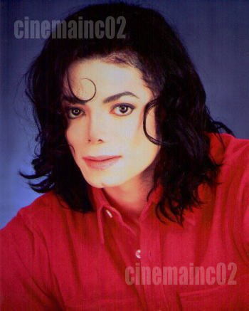 新品即決！マイケル・ジャクソン Michael Jackson&frasl;赤シャツでアップ