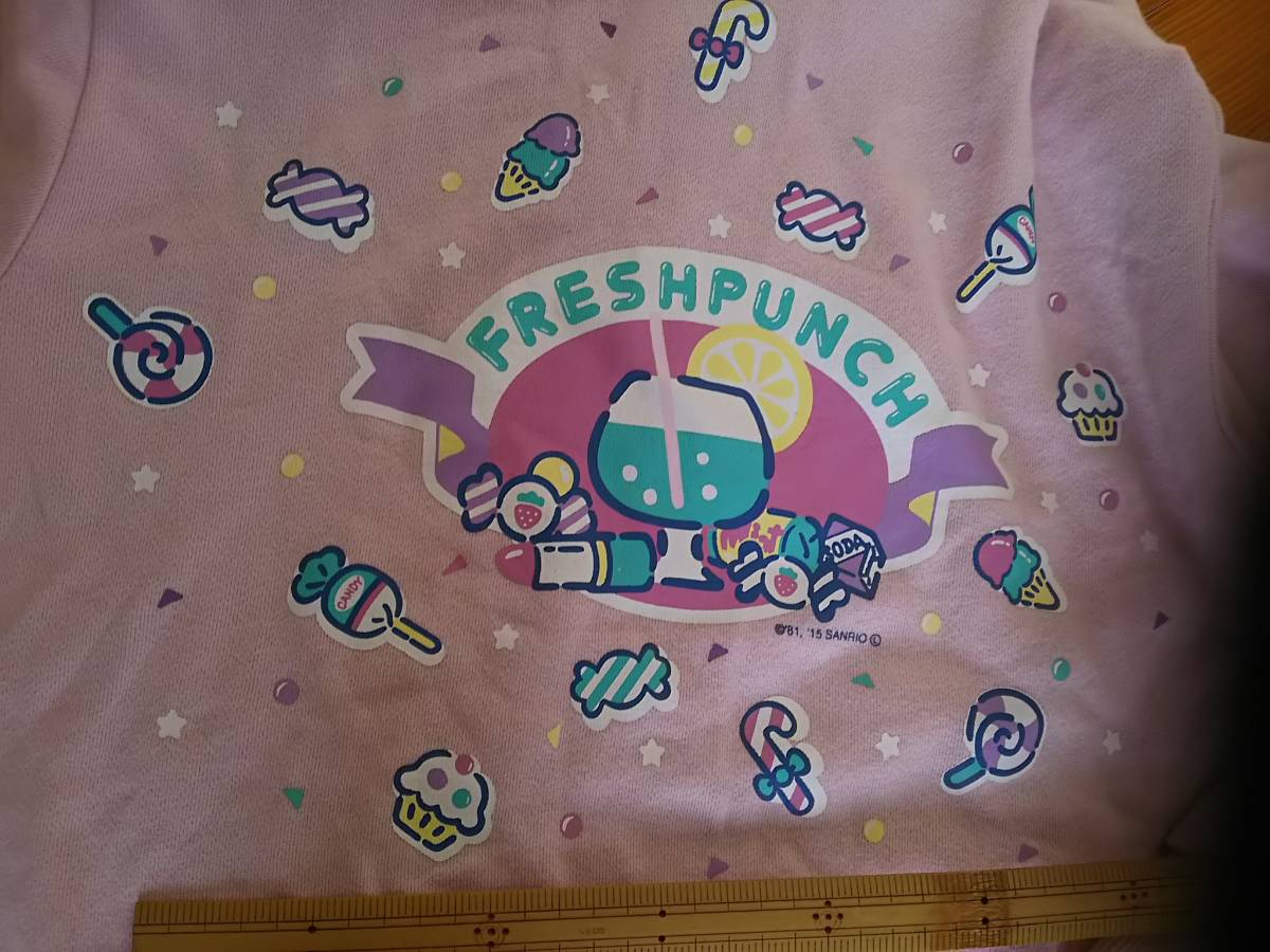 サンリオ 2 5spinnsスピンズ フレッシュパンチ パーカー フード付きトレーナー スウェット 綿生地 裏パイル 布 Mサイズ ピンク の落札情報詳細 ヤフオク落札価格情報 オークフリー スマートフォン版