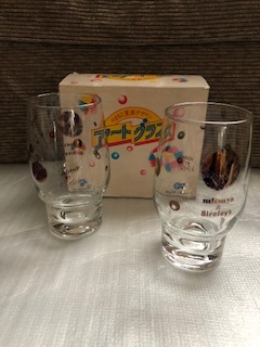 新品 三ツ矢 × バヤリース × 山本寛斎 「レトロ」 コップ グラス