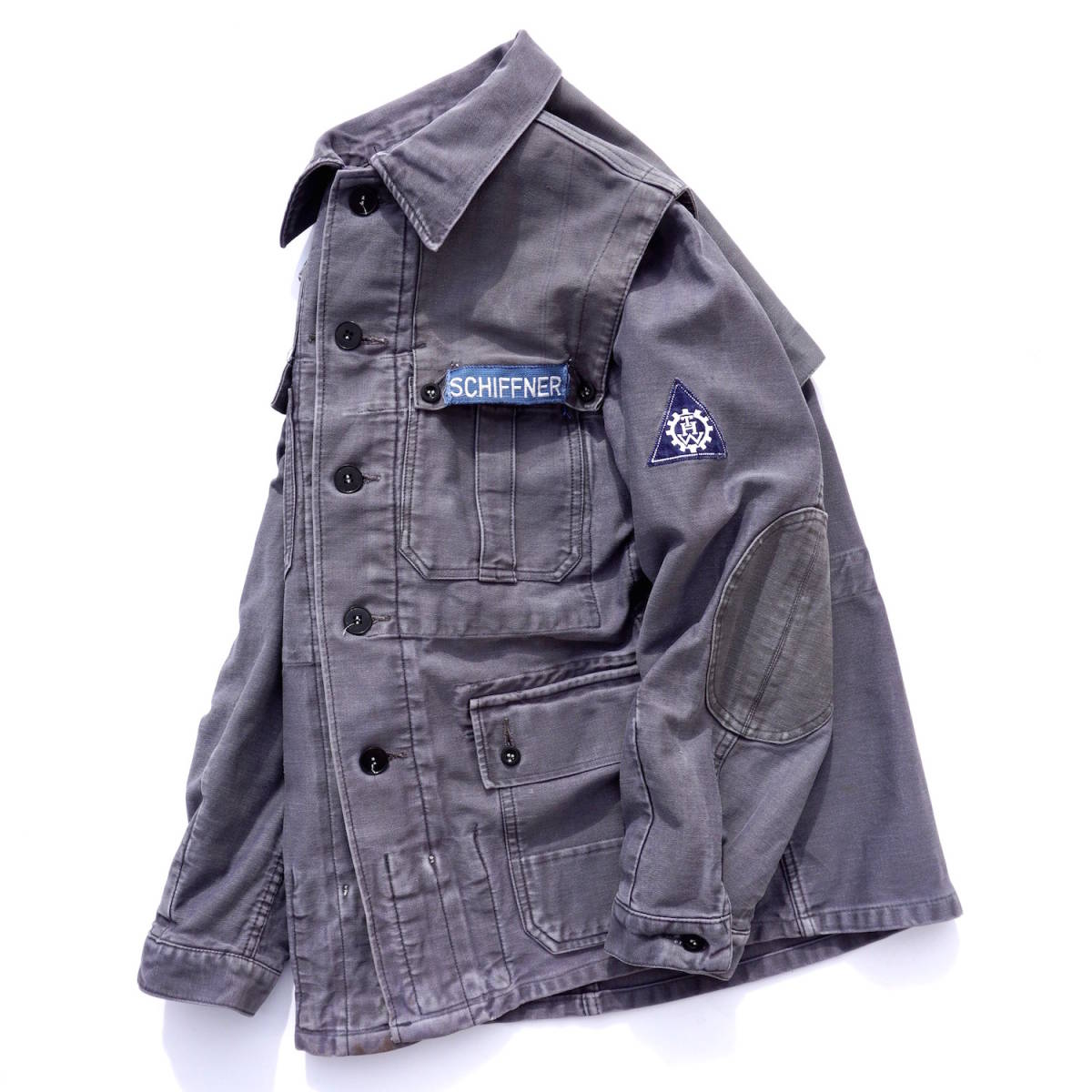 レア 70s ヴィンテージ ドイツ軍 ロガージャケット モールスキン 1970s ヴィンテージ ドイツ軍 モールスキン ロガージャケット 44 M程度