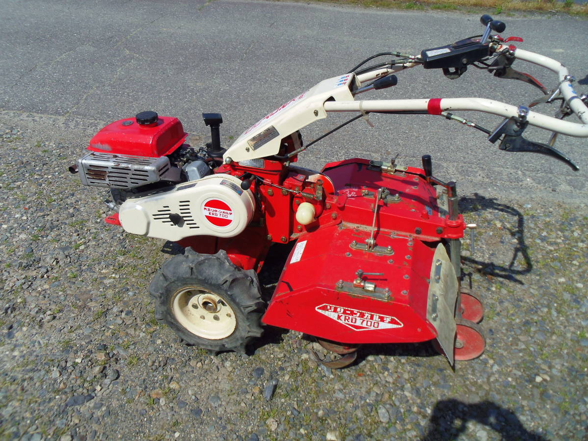 管理機 耕運機 リターンカルチ 共立 KRD703 Yahoo!オークション - 中古