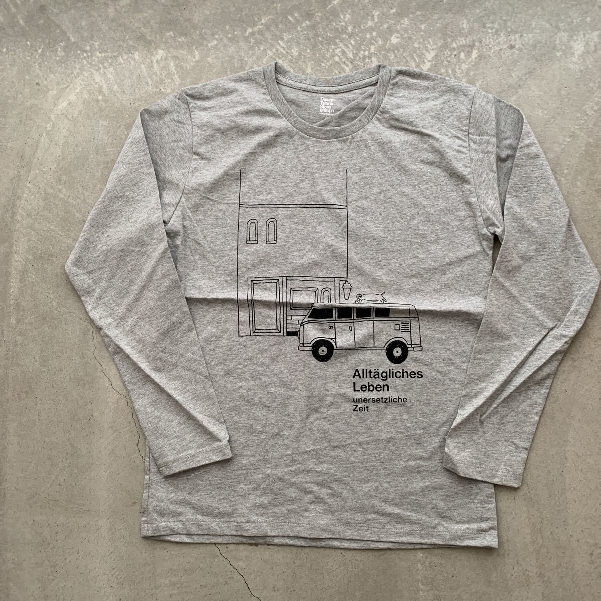 新品 新品未使用 Graniph グラニフ長袖ｔシャツ 男性用sサイズ グレー ネコ車建物イラスト入り の落札情報詳細 ヤフオク落札価格情報 オークフリー スマートフォン版