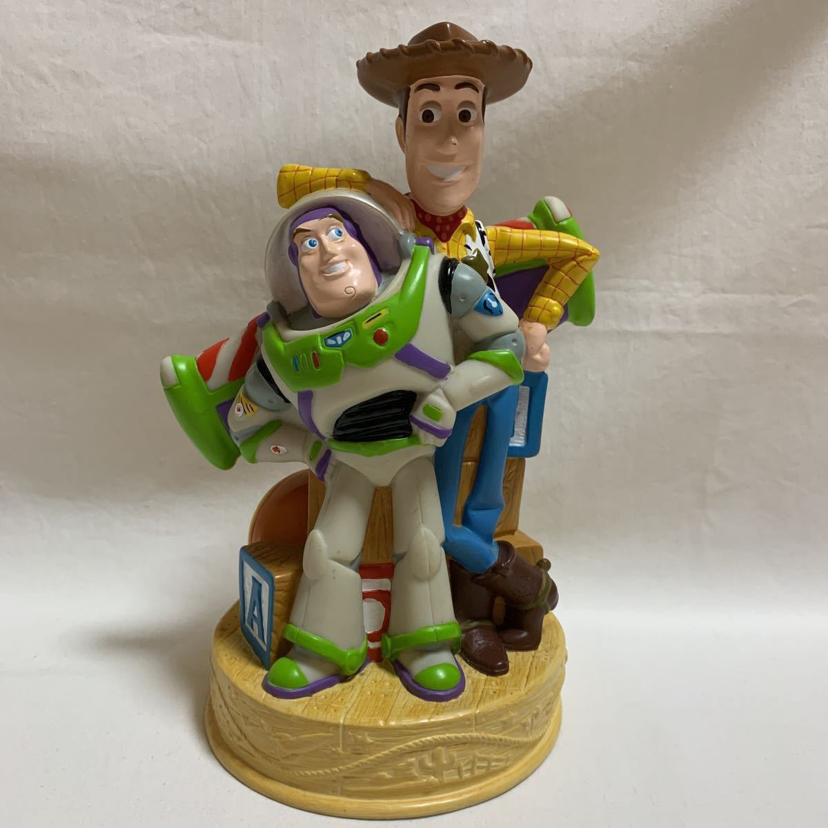 Disney ディズニー トイ ストーリー ソフビ 貯金箱 ウッディ バズ ライトイヤー ウッディ バズ ディズニーストア レア の落札情報詳細 ヤフオク落札価格情報 オークフリー スマートフォン版