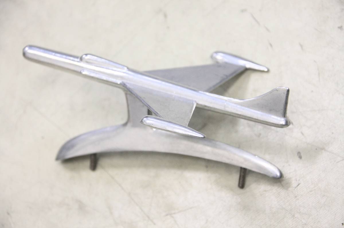 Lambretta Vespa フェンダークレスト（ジェット機） Mudguard crest -UNIVERSAL- plane ベスパ フェンダークレスト