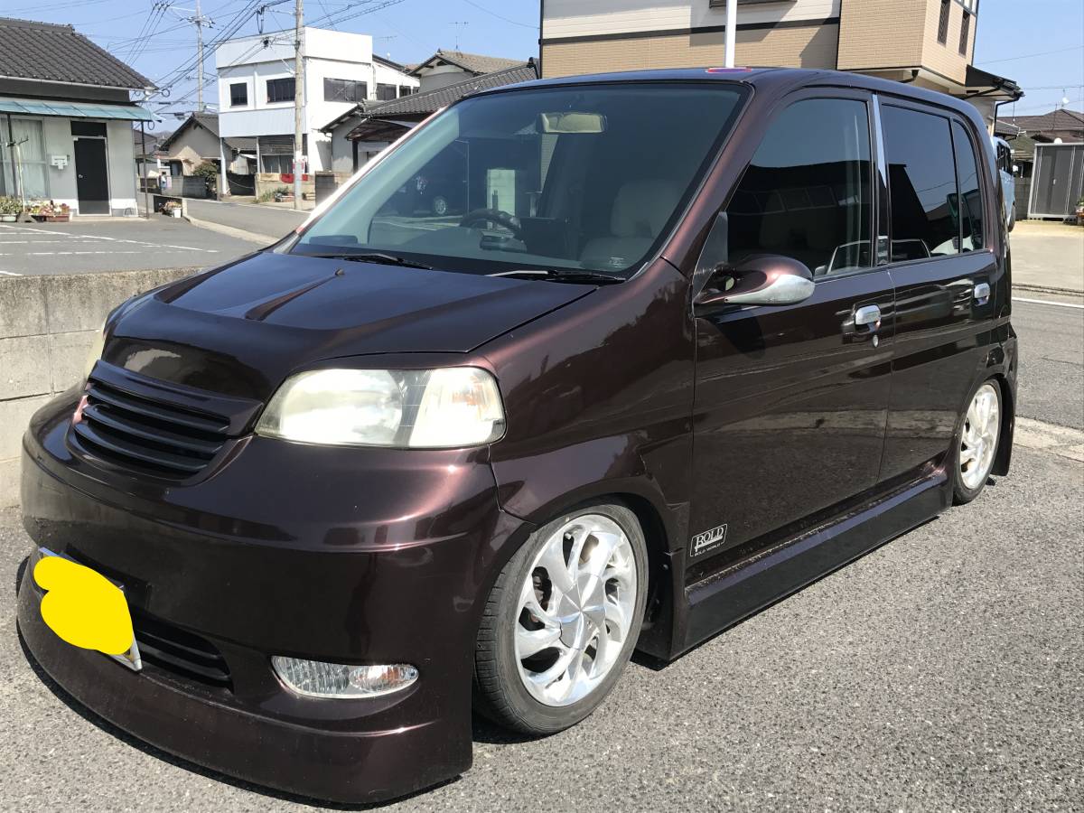 車検3年9月迄 改造多数 ホンダ ライフ ワンオフフルエアロ エアサス