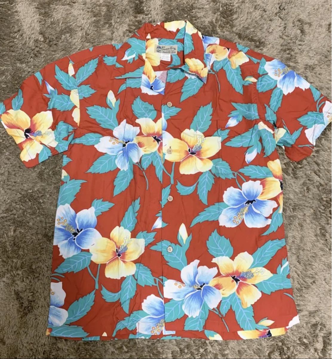 Copper King カッパーキング アロハシャツ 花柄 半袖シャツ ハワイ イメージ 滝藤賢一 おしゃれ ハワイ の落札情報詳細 ヤフオク落札価格情報 オークフリー スマートフォン版