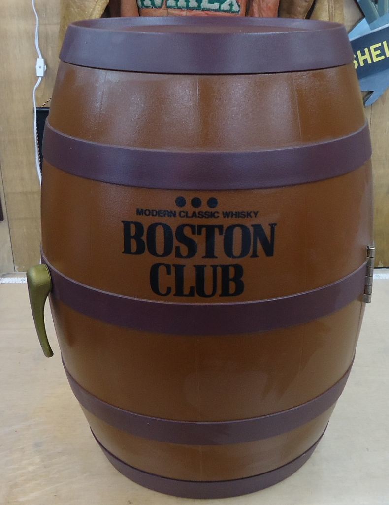 新品】BOSTON CLUB/ボストンクラブ ウイスキー 樽型収納ケース と極楽
