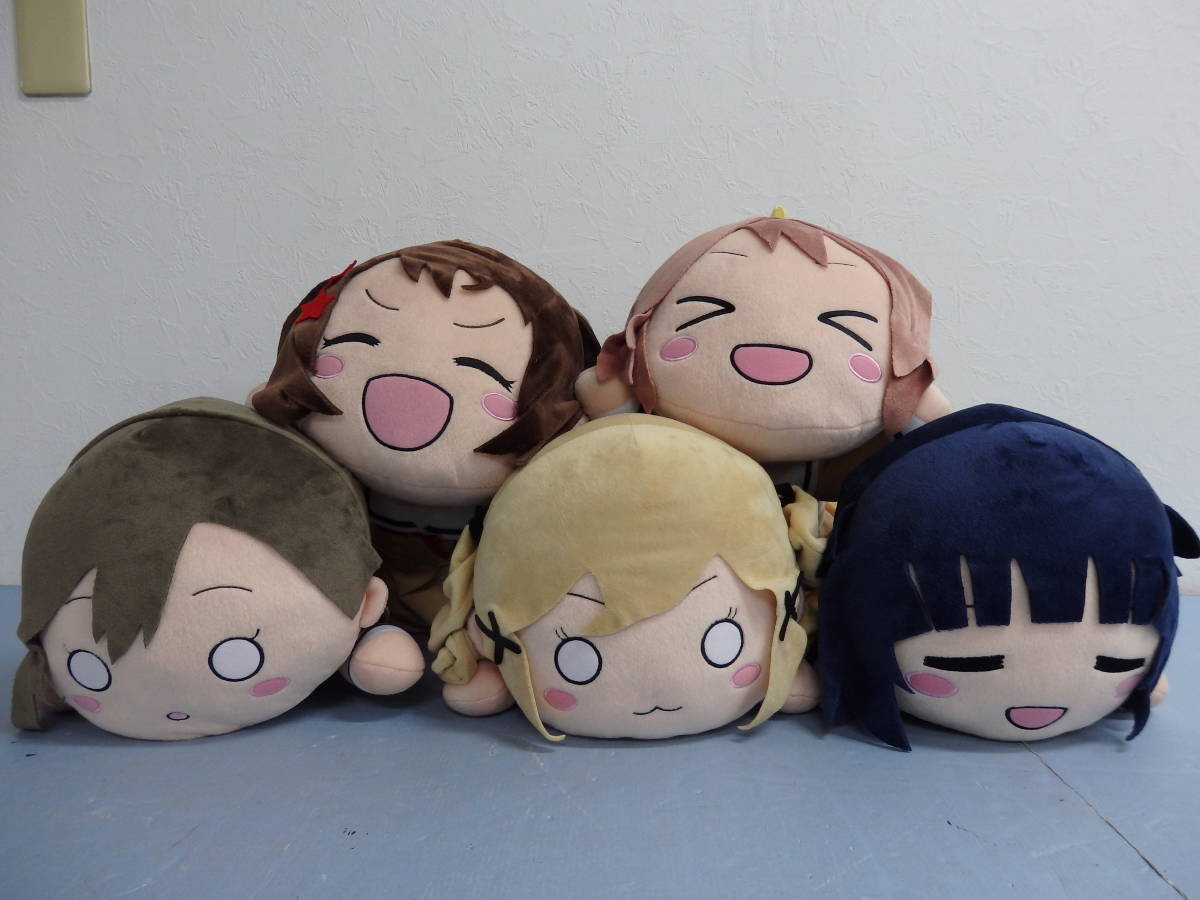 J94-22)BanG Dream! メガジャンボ寝そべりぬいぐるみ コンプセット 有