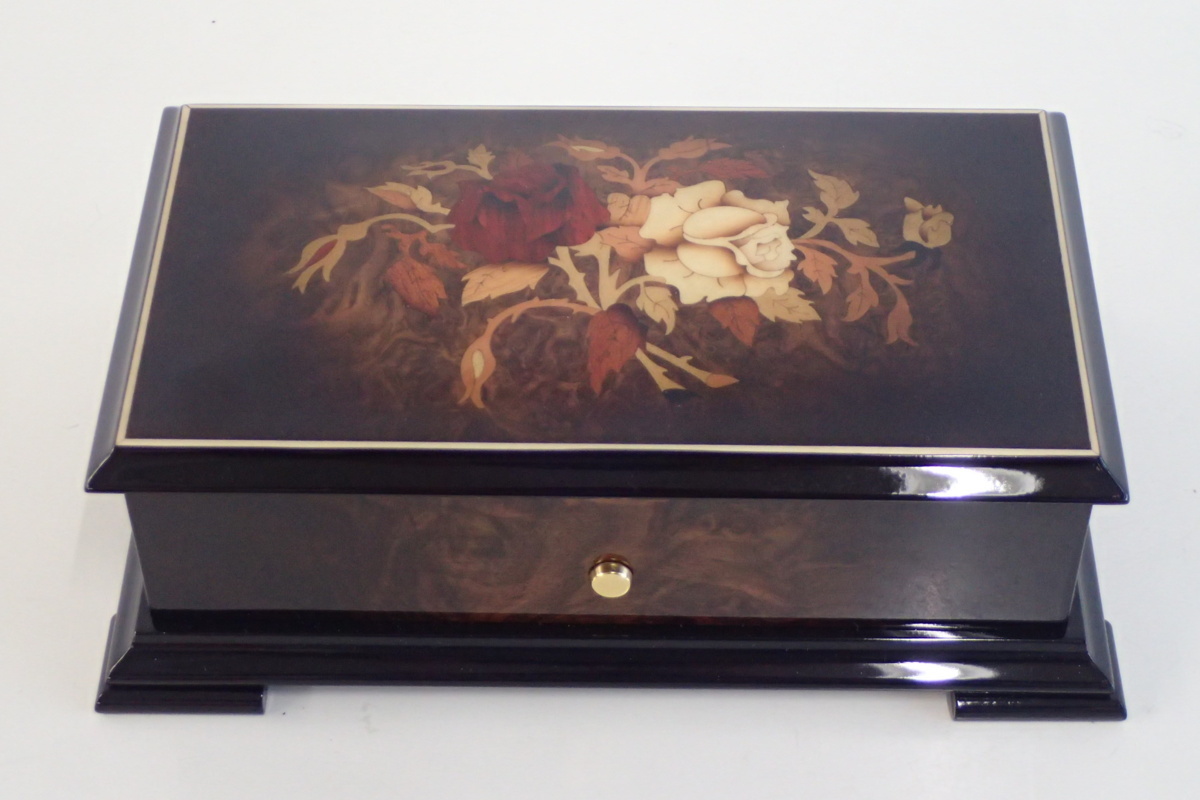 お値下げ！美品✨オルゴール療法【エルム】 リュージュ　カノン 72弁　象嵌 送料無料】REUGE（リュージュ）72弁 オルゴール カノン 3パート J