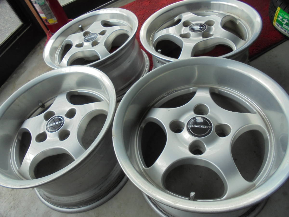 中古ホイール】BORBET ボルベット 14×8J インセット20 4H PCD100 2本