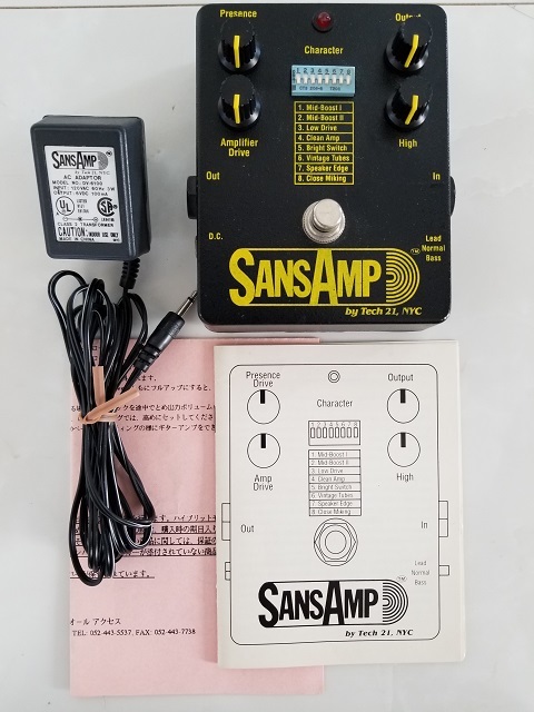 TECH21 SANSAMP Classic サンズアンプ クラシック TECH21 SANSAMP CLASSIC / Review - YouTube