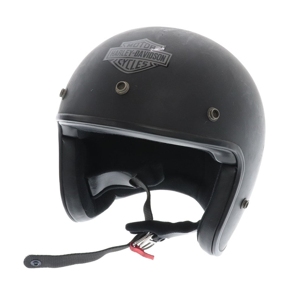 中古品】ハーレーダビッドソン ブラック ジェットヘルメット L
