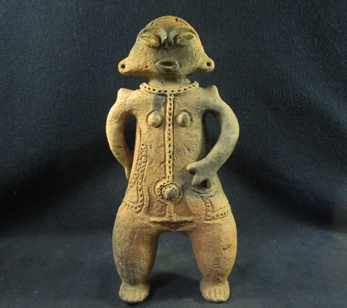 甦る光彩　関東の出土金銅仏　仏像　勾玉　土器　石器　古墳　須恵器　発掘 縄文期 伝山梨県北杜市出土 渦巻きや刺突文がある土鈴 鈴形土器