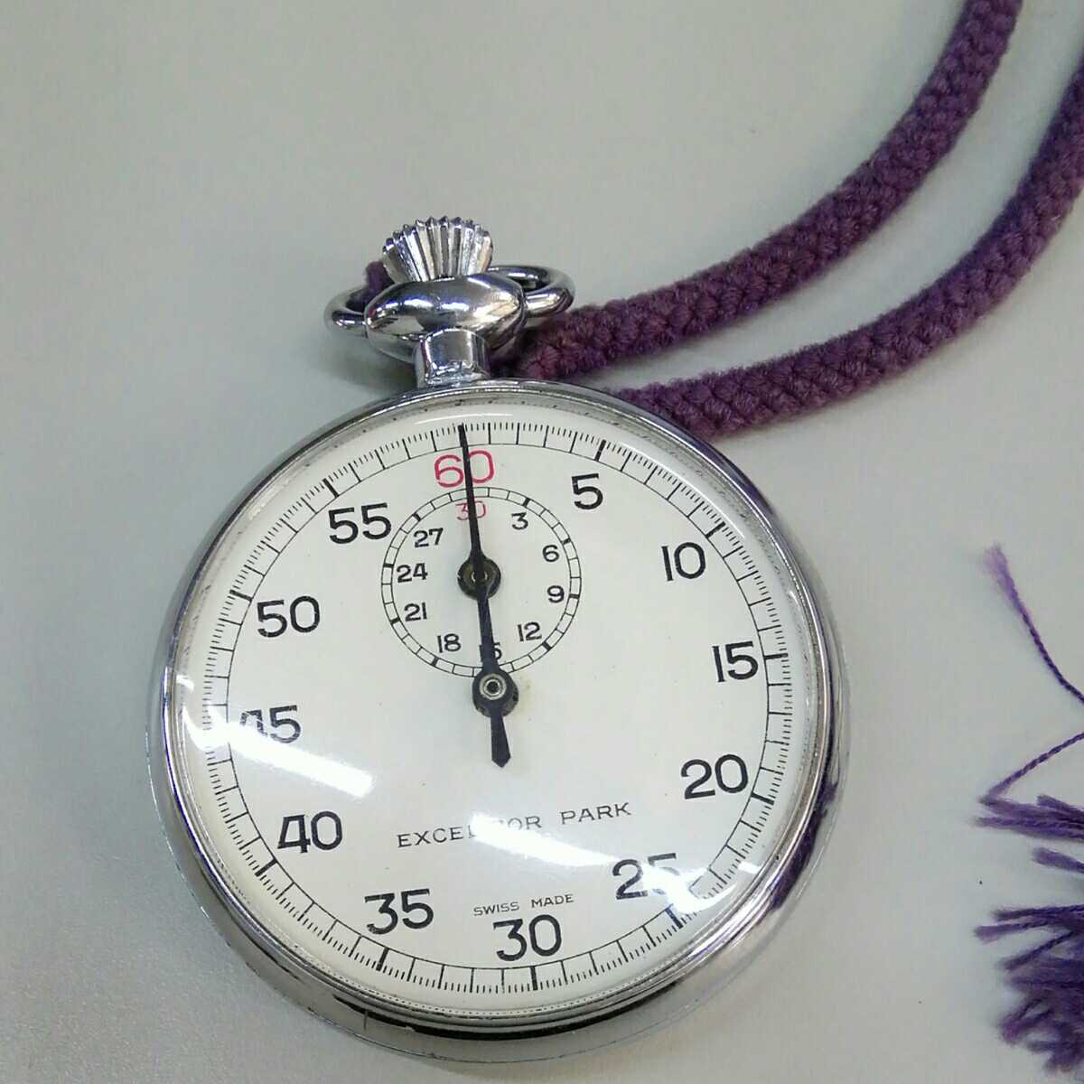 EXCELSIOR PARK エクセルシオパーク ストップウォッチ 手巻 ○ハ8614S