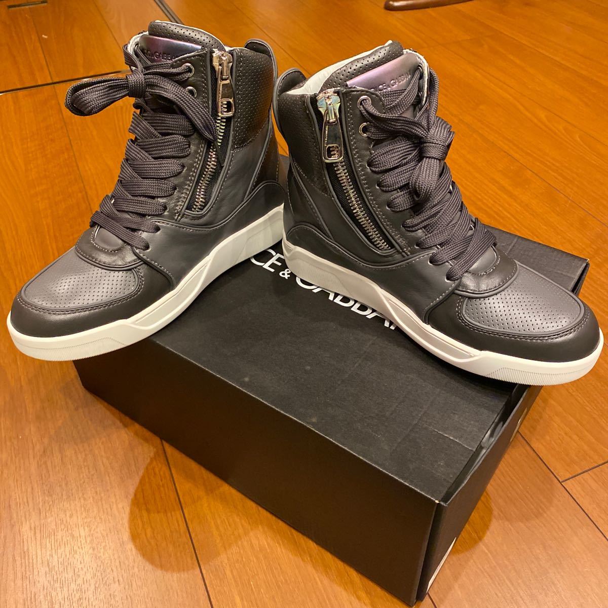 新品 Dolce Gabbana ドルチェ アンド ガッバーナ メンズ スニーカー シューズ 6 25 0 25 5cm の落札情報詳細 ヤフオク落札価格情報 オークフリー スマートフォン版