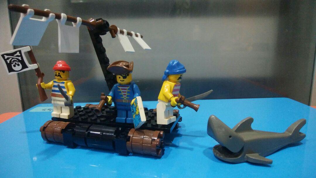 レゴ LEGO 6257 いかだに乗った海賊 1989年廃盤 欠品無し パイレーツ ...