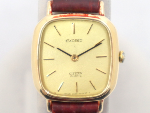 シチズン EXCEED 14K ⚠ジャンク CITIZEN/シチズン】EXCEED/エクシード/QUARTZ/クォーツ/14K