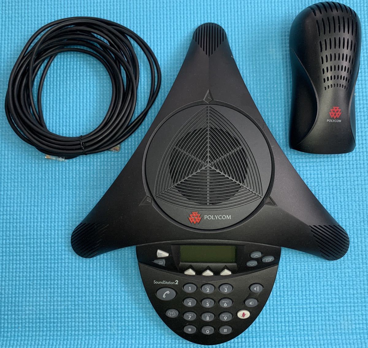 POLYCOM ポリコム SoundStationサウンドステーション2 電話会議システム CISCO WebEx Zoom Teams ...