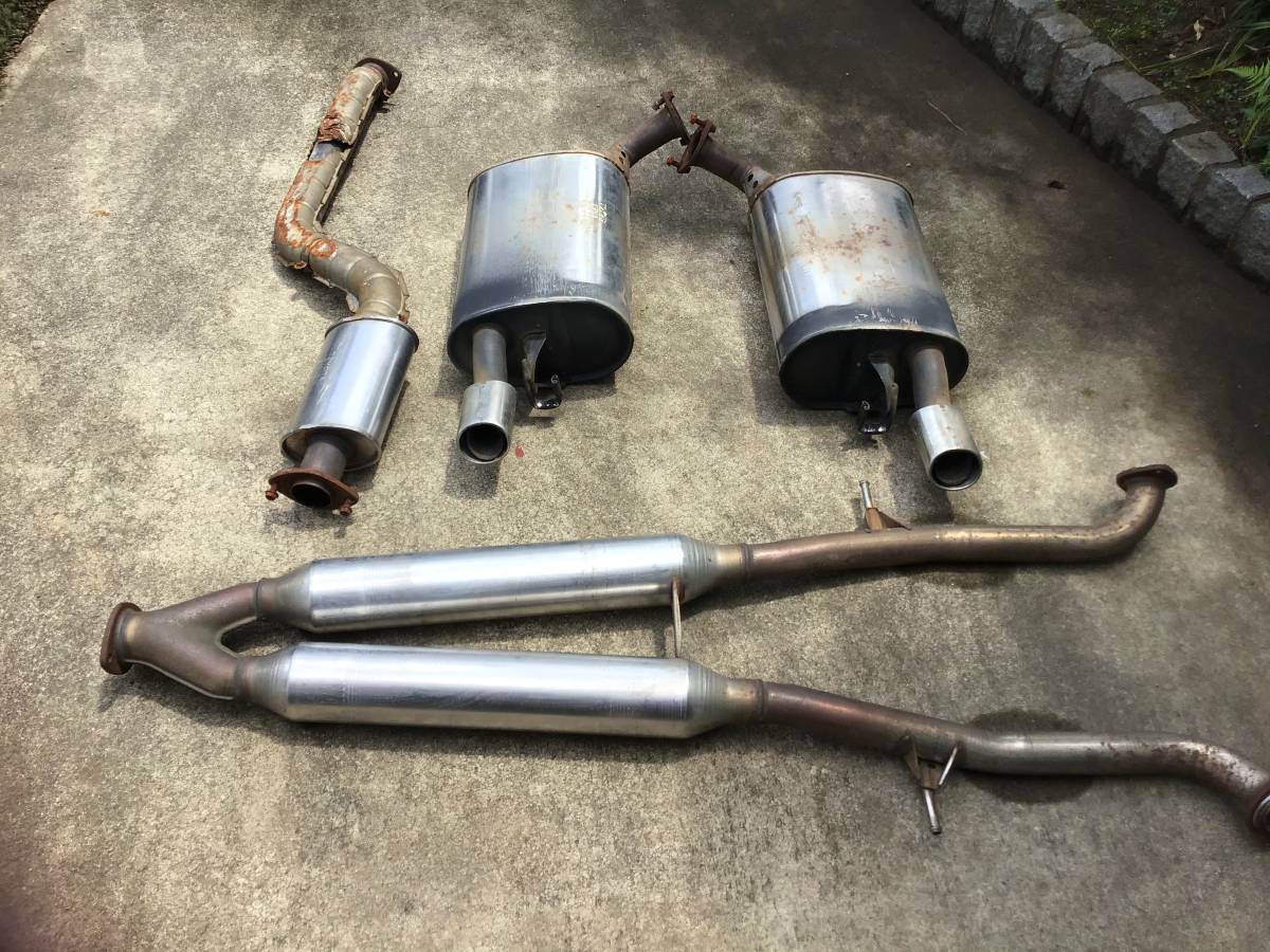 JZS161アリスト純正マフラー 2JZ ターボ3000 V300の落札情報詳細