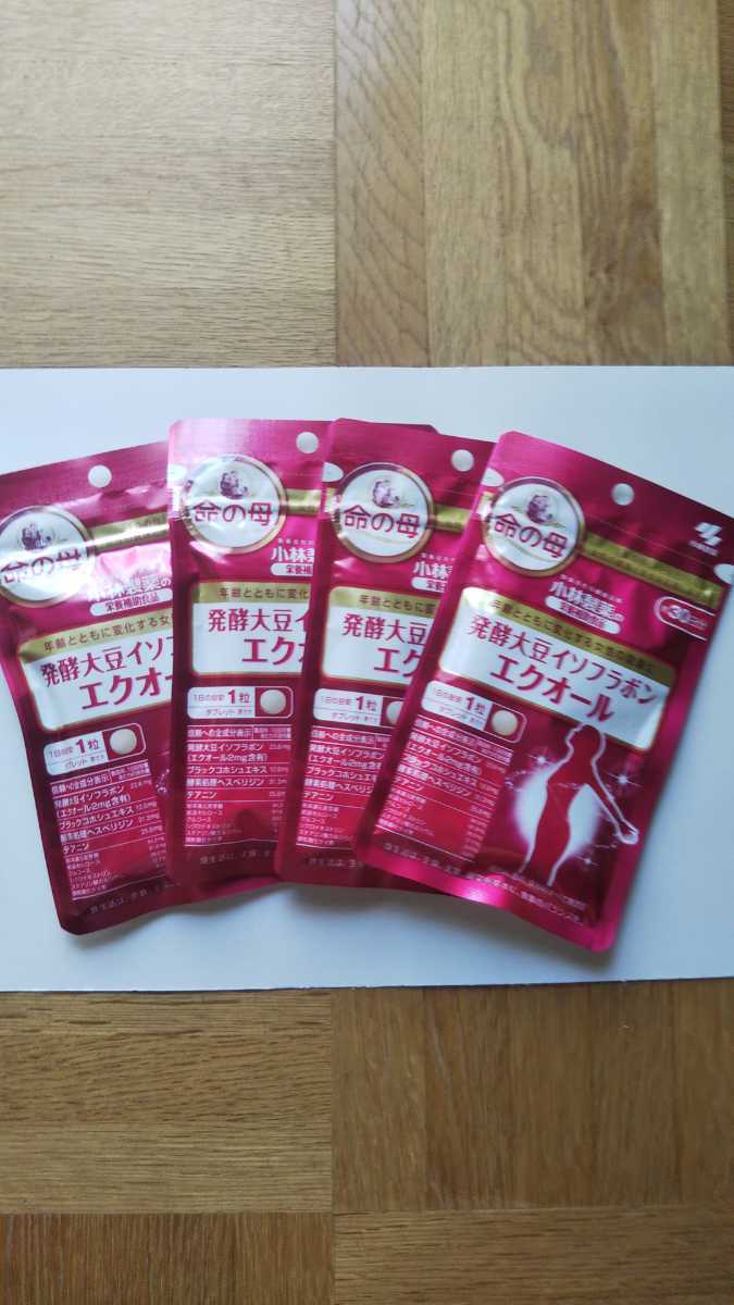 新品 小林製薬 命の母 発酵大豆 イソフラボン エクオール30日分 30粒 4袋 新品 未開封 1円スタート の落札情報詳細 ヤフオク落札価格情報 オークフリー スマートフォン版
