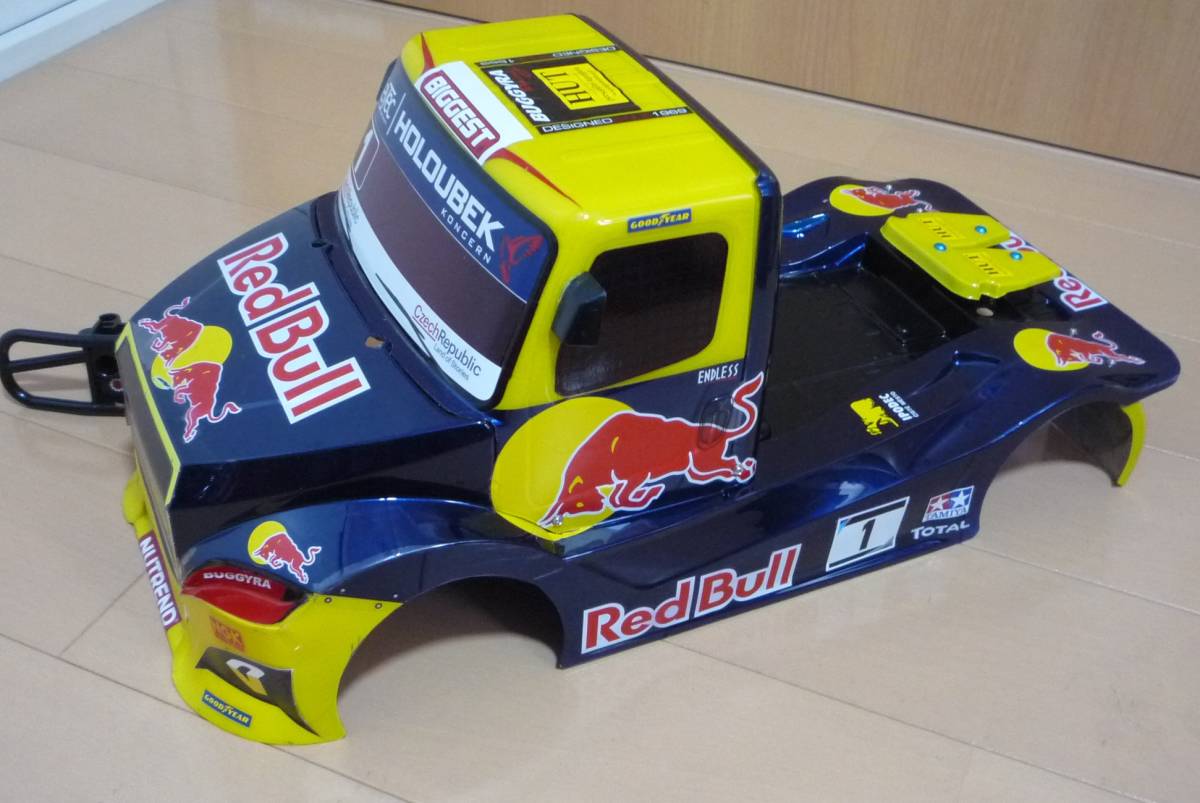 タミヤ1/14BUGGYRA FAT FOX レーシングトラックボディ・レッドブル仕様