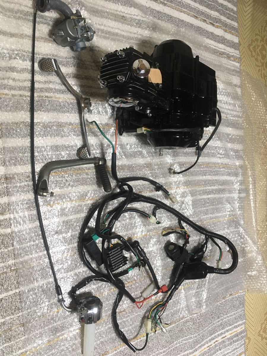 リトルカブセル付き４速メインハーネスCDI電装セット走行861キロ走行確認済み 12V カブ用 メインハーネス セル付き [Y1584] リトルカブ 4速