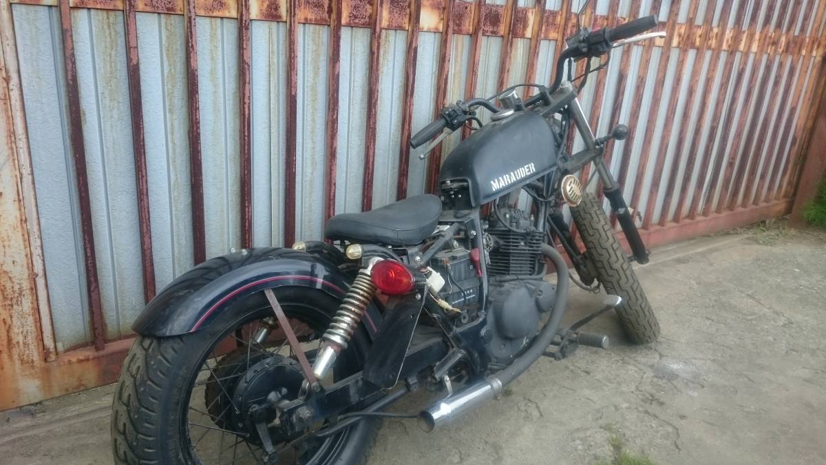 アメリカンバイクスズキGZ125w カスタム実働良好！ツヤ出しブラック ...