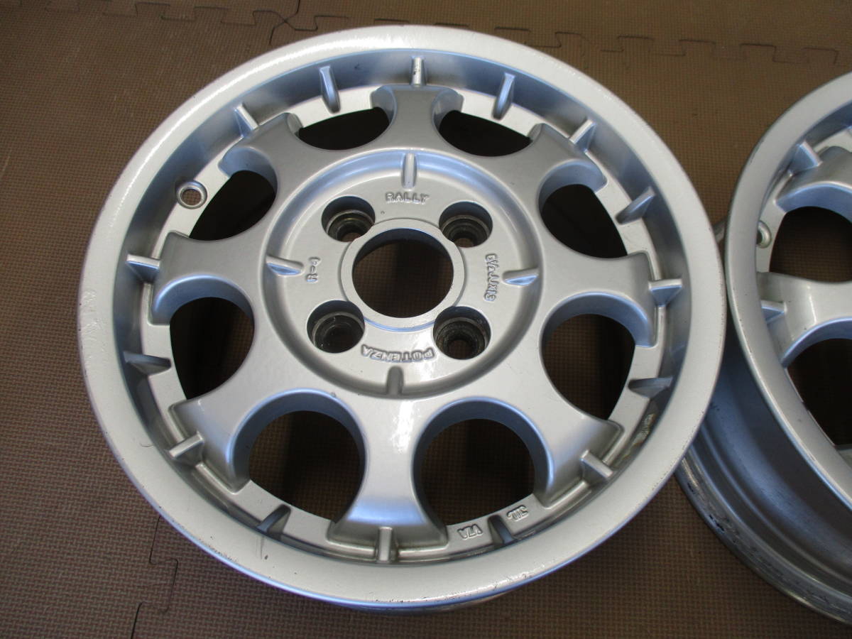 ブリヂストン製 POTENZA ポテンザ ラリー 5.5J 13インチ社外アルミ