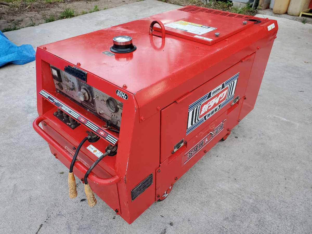 磐田市発/新ダイワ 三相200V エンジンウェルダーDGW200MT-2